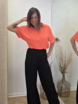 Chemise Lison corail – Image 2
