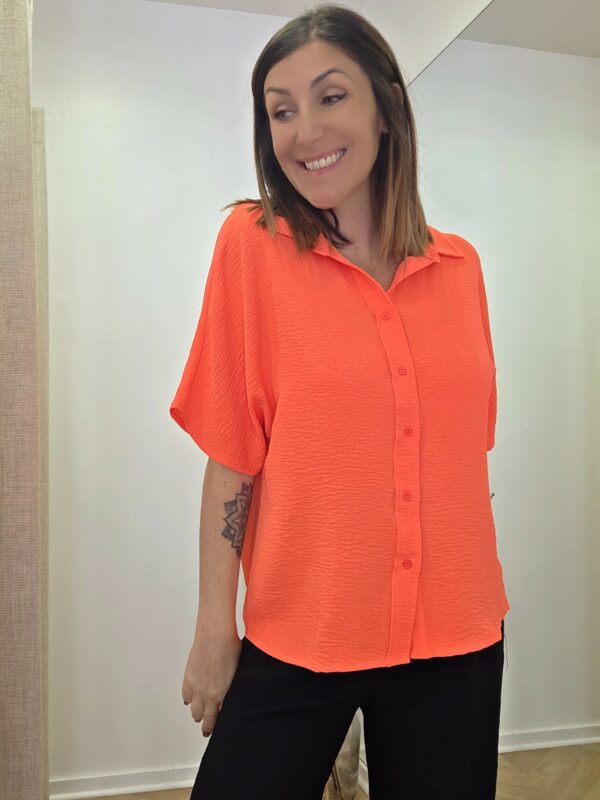 Chemise Lison corail