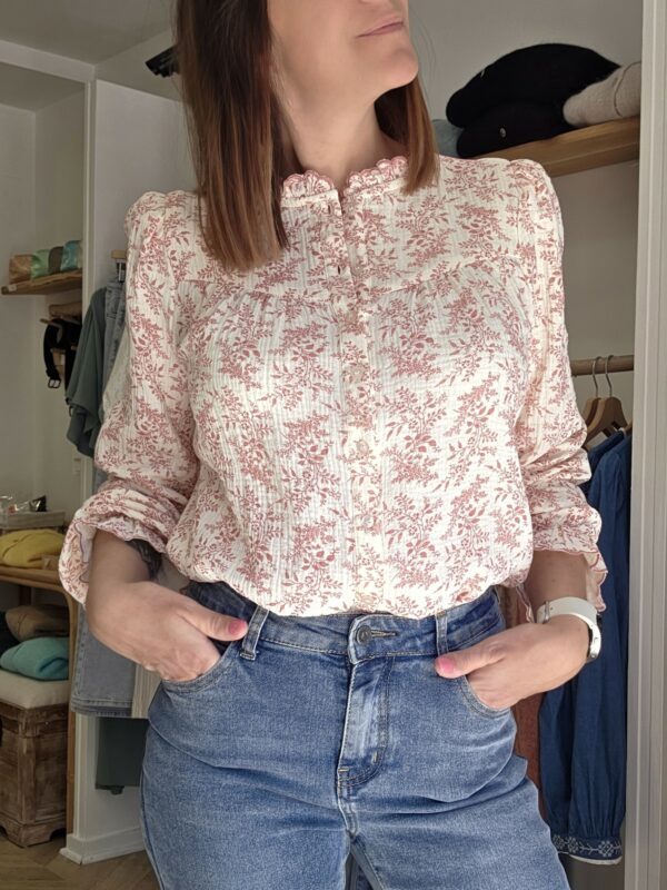 Chemise Colette rose