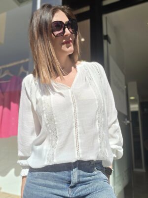 Blouse Luna écru – Image 2
