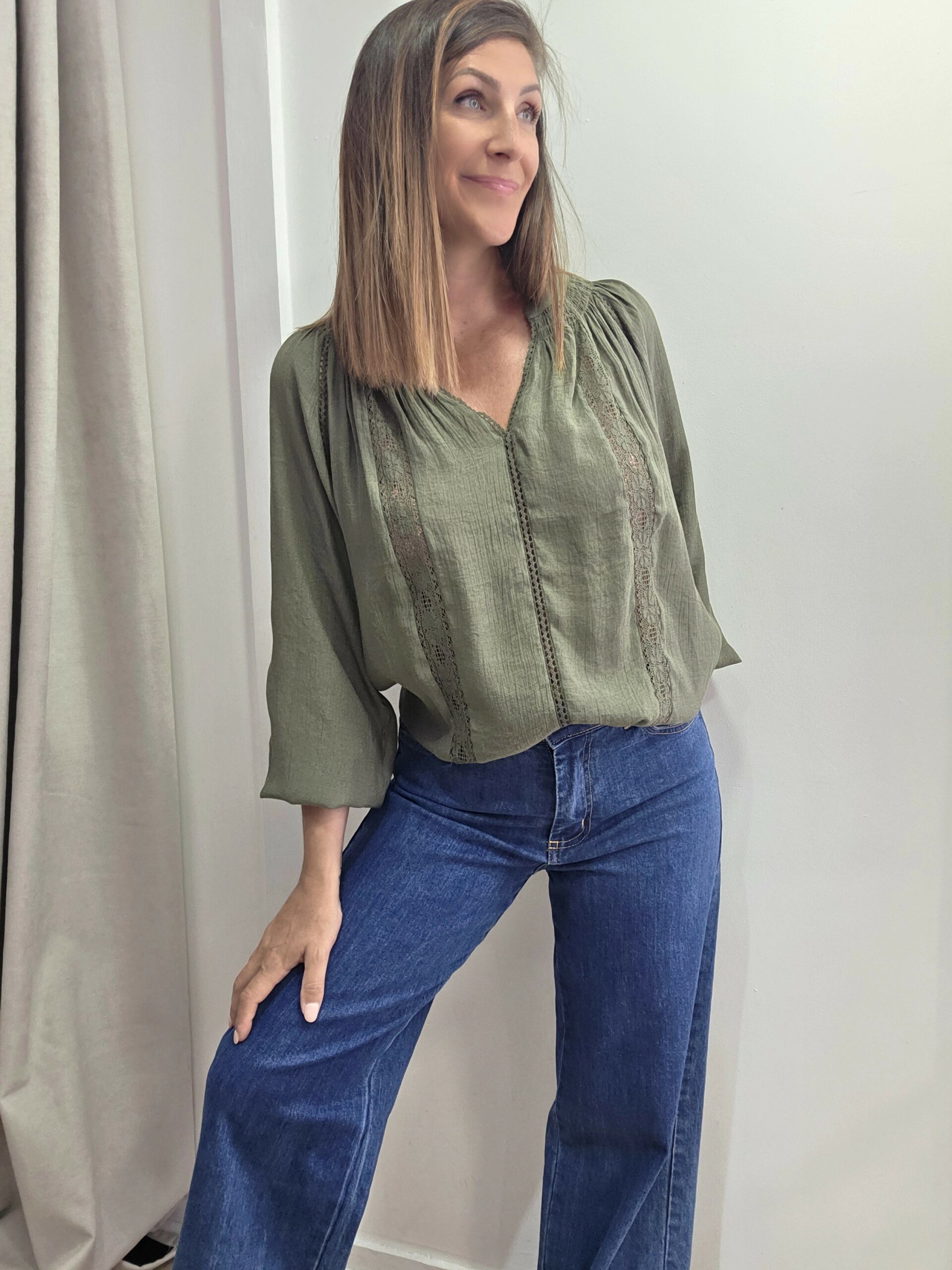Blouse Luna kaki
