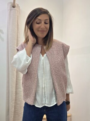 Gilet Maud rose 🇫🇷 – Image 3