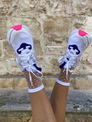 Chaussettes Charlotte  blanc – Image 2