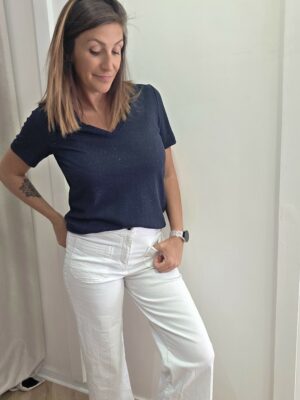 T-shirt Maé marine – Image 2