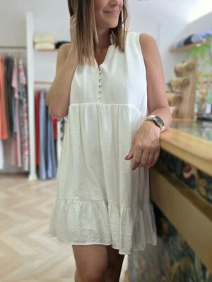 Robe Dina écru – Image 3