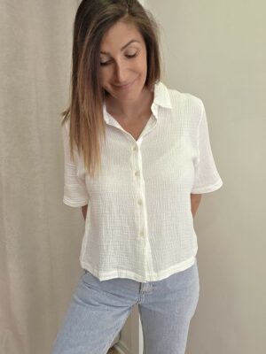 Chemise Marianne blanche – Image 2