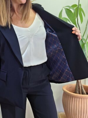 Blazer Fodera long noir 🇮🇹 – Image 4