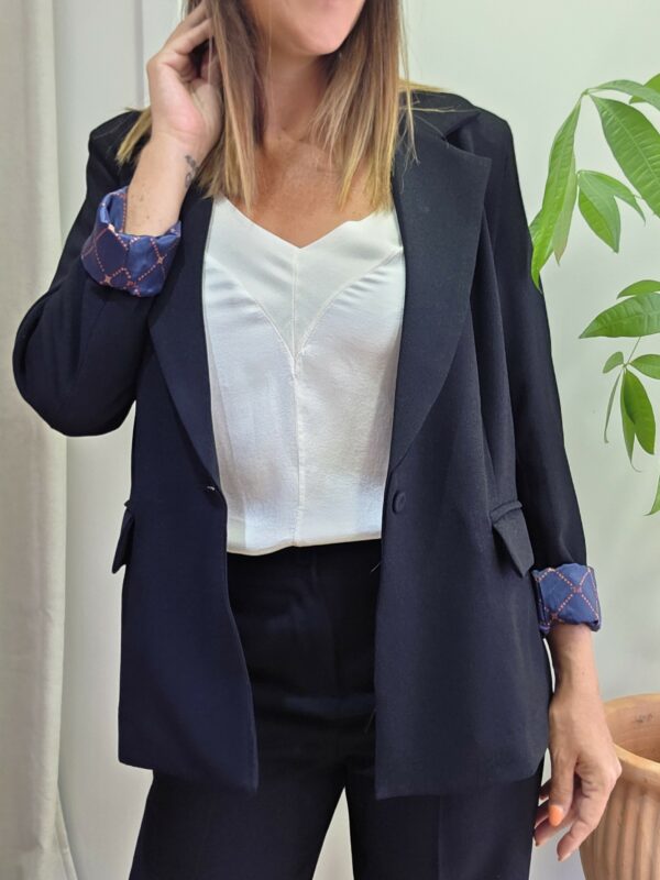 Blazer Fodera long noir 🇮🇹