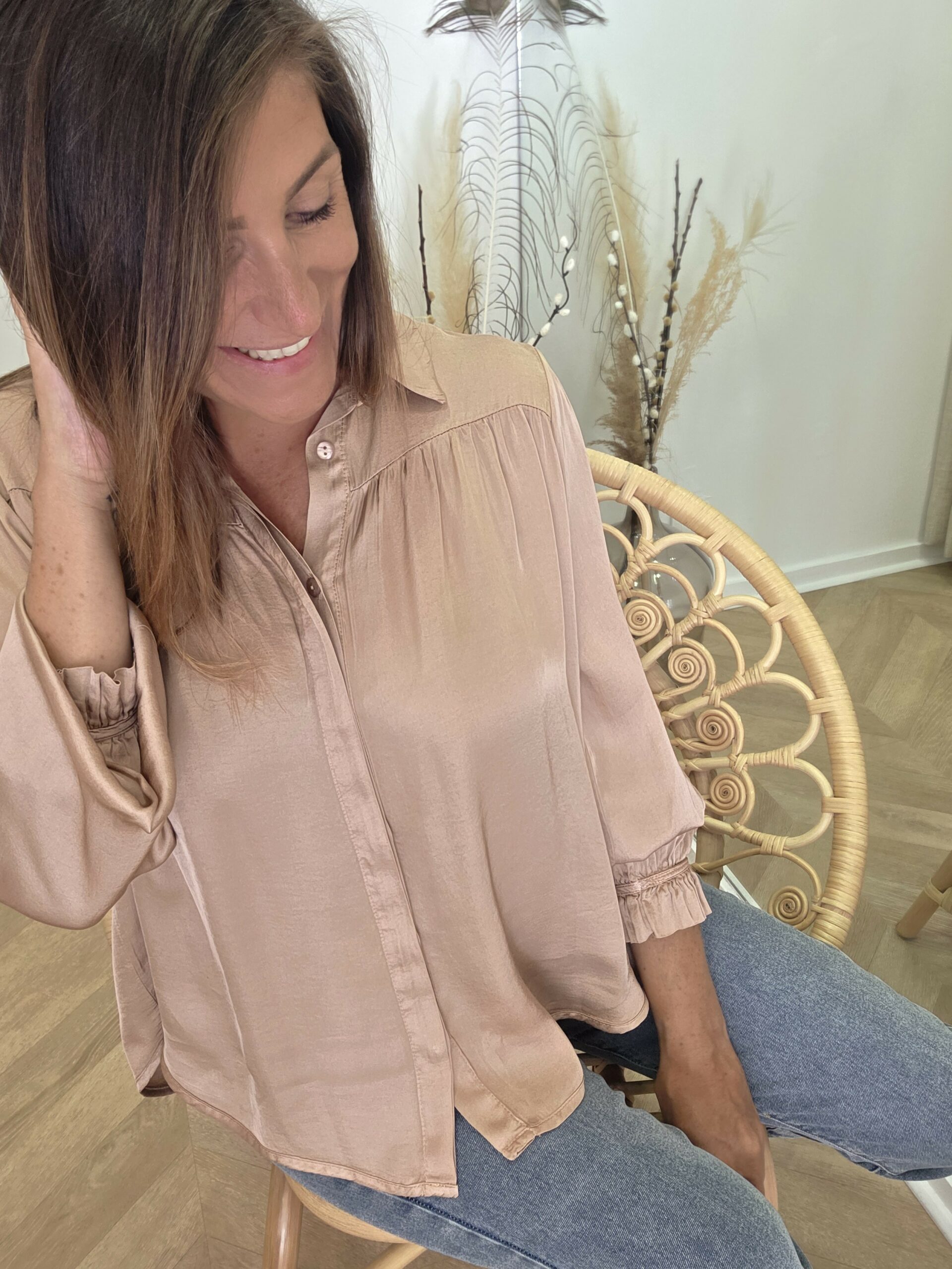 Chemise Peintre rose poudré 🇮🇹