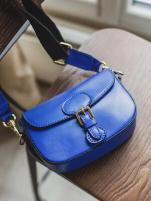 Sac Hermine bleu 🇮🇹
