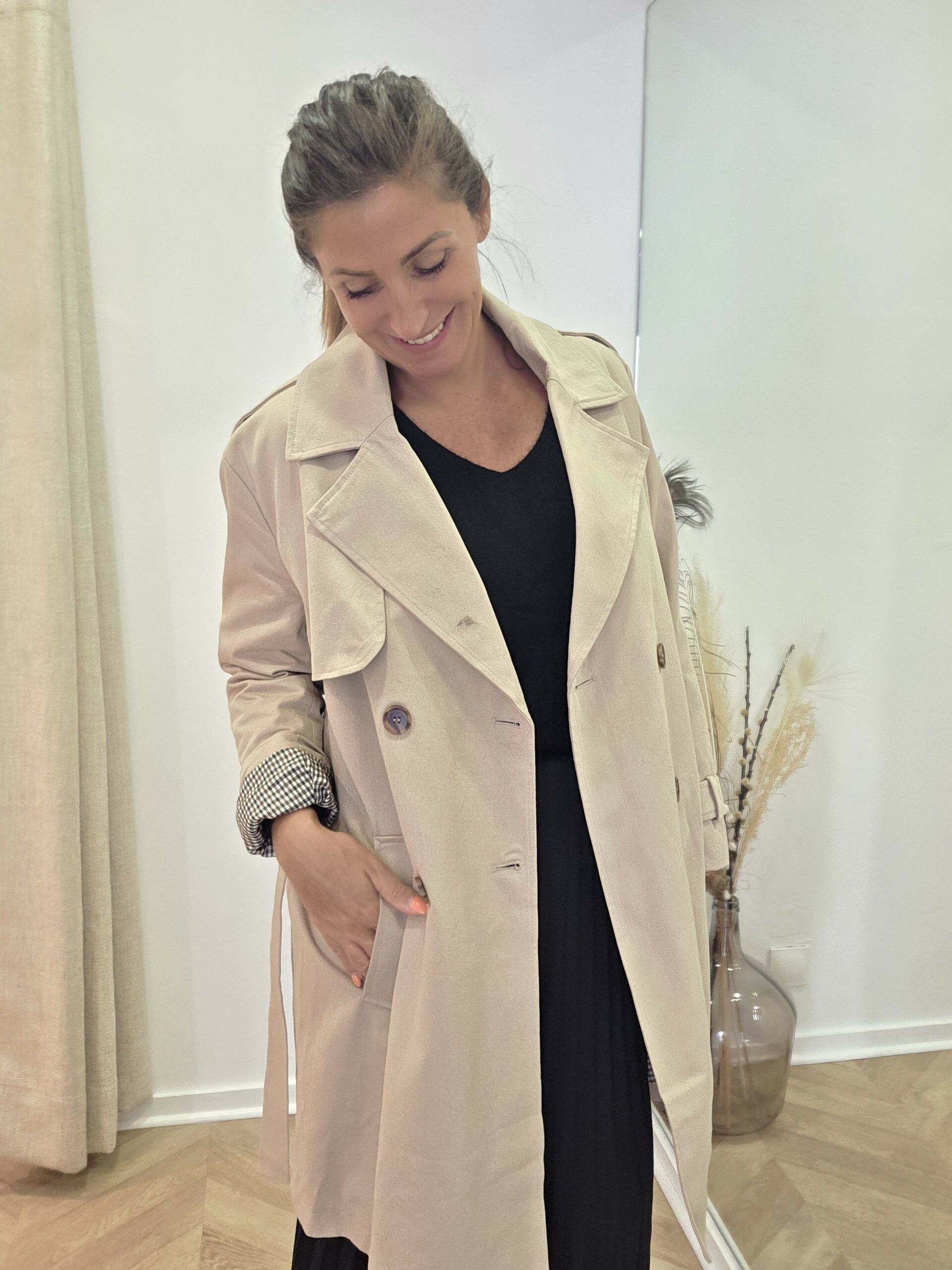 Trench Augustin – Beige intemporel