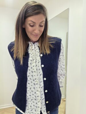 Blouse Lizette marine – Image 4