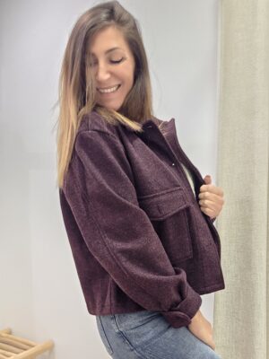 Veste Millie Bordeaux – Image 2