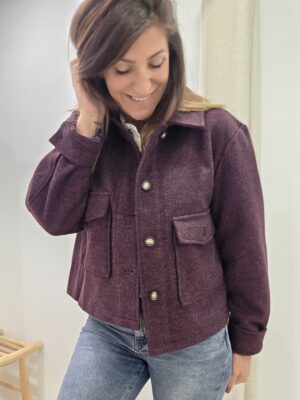 Veste Millie Bordeaux – Image 3
