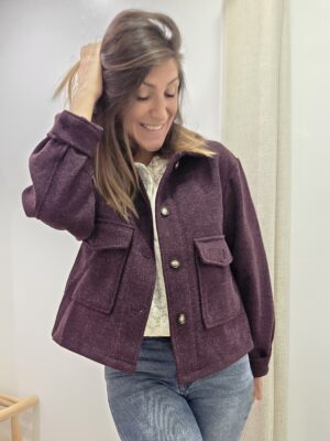 Veste Millie Bordeaux