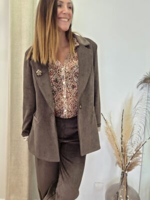 Blazer Voltaire chocolat 🇮🇹 – Image 2