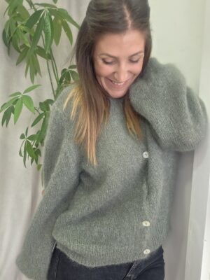 Gilet maille Doudou kaki 🇮🇹 – Image 2