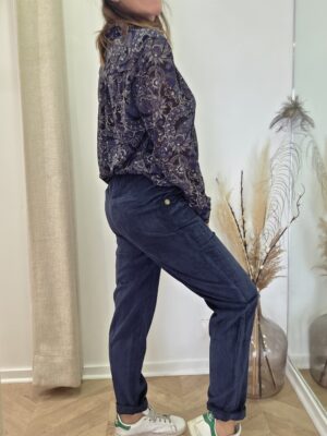 Pantalon Livio marine 🇮🇹 – Image 2