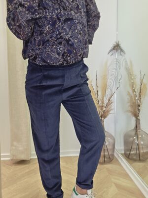 Pantalon Livio marine 🇮🇹 – Image 4