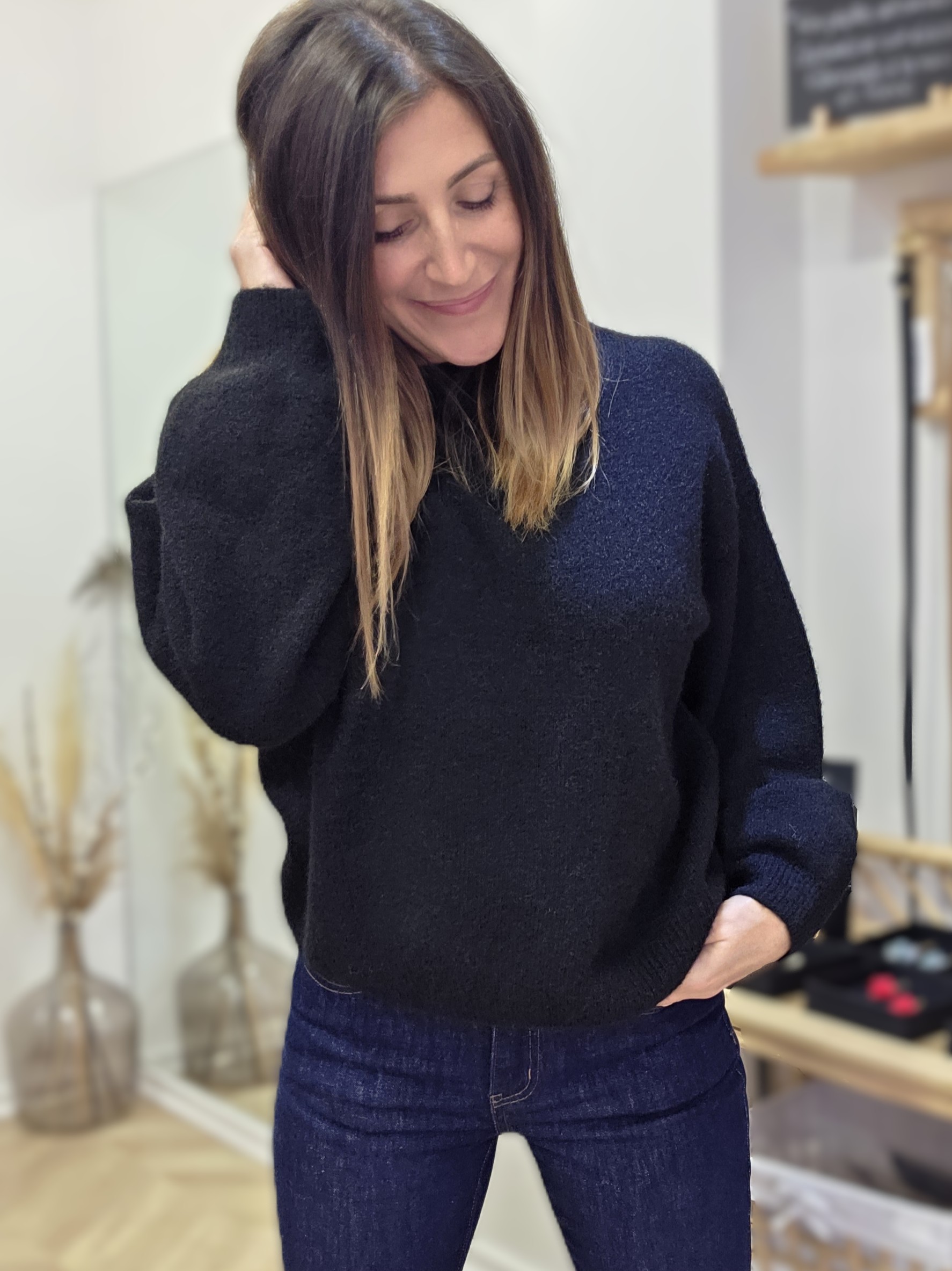 Pull Maelys noir – Image 2