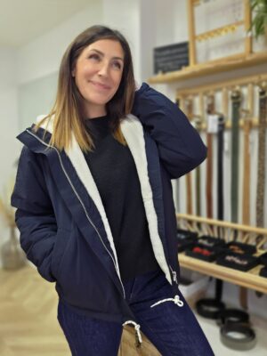 Parka Guzmania bleu nuit