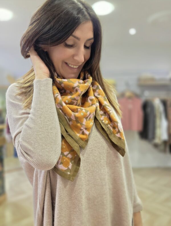 Grand foulard indien