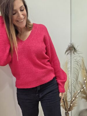 Pull Maggy framboise