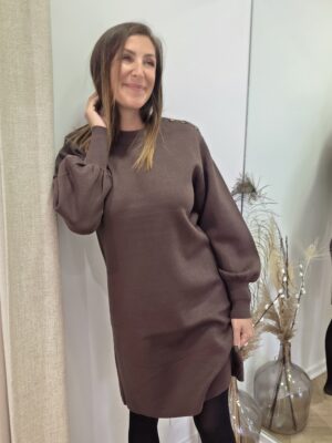 Robe pull Frida choco