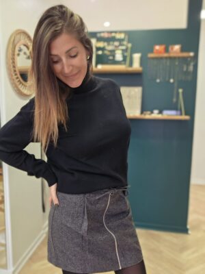 Pull col roulé Aube