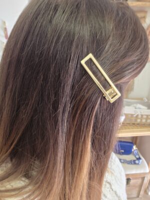 Barrette pince en laiton
