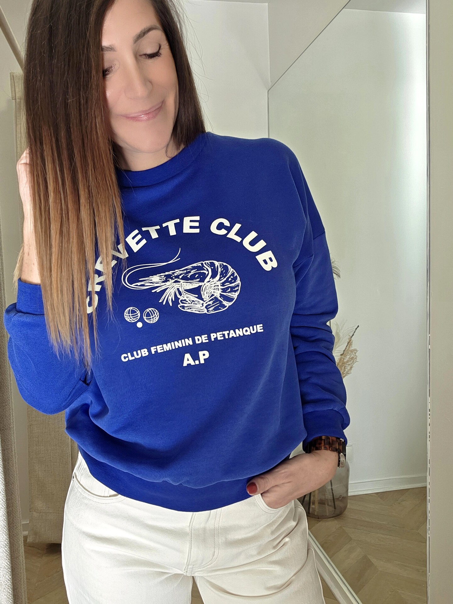 Sweat Crevette en coton bio