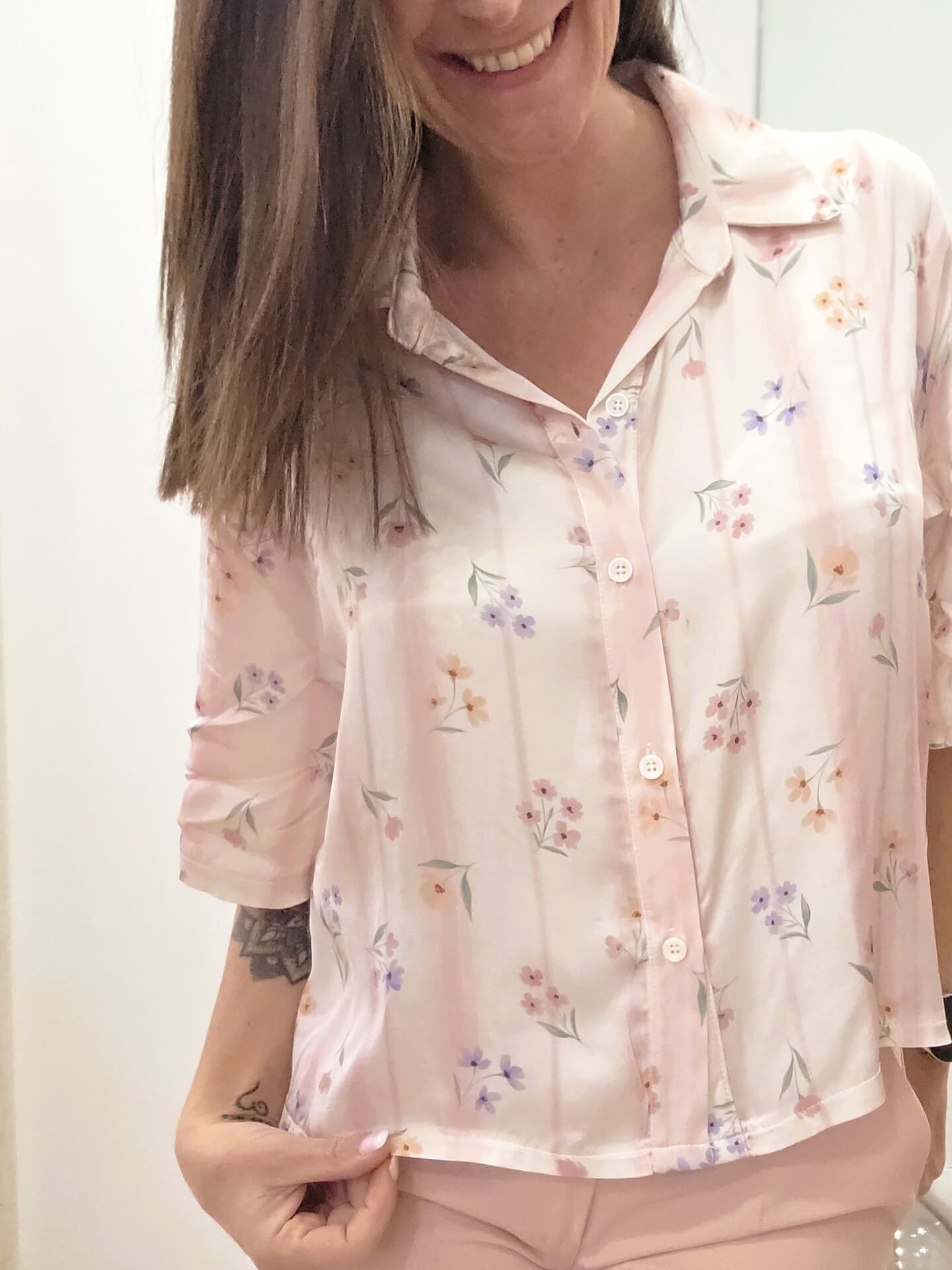 Chemise Chiara fleurie en viscose 🇮🇹