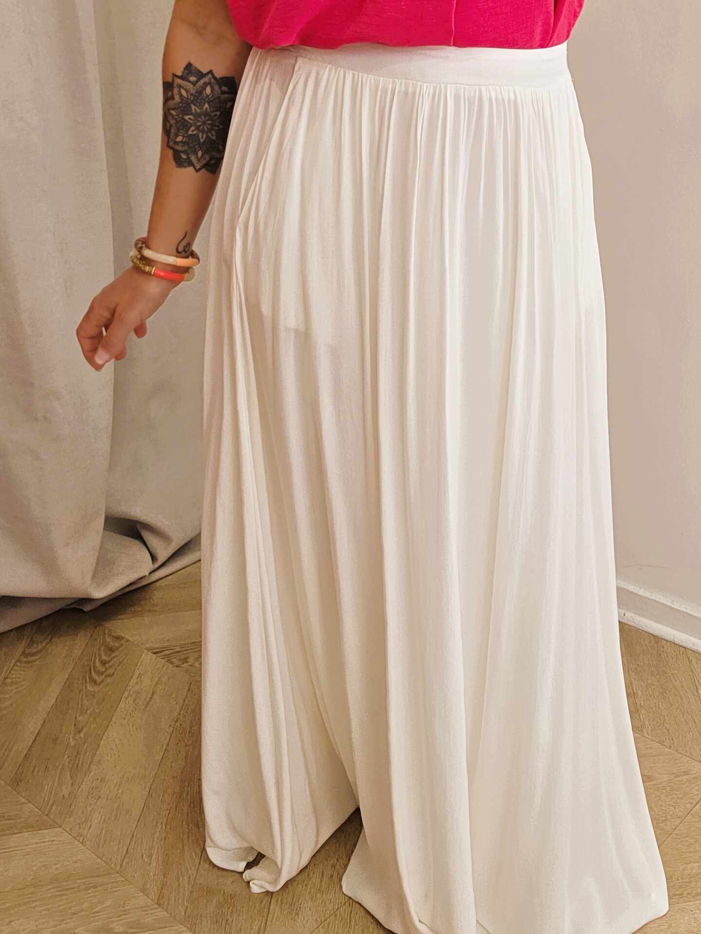 Jupe Havana longue fluide en viscose