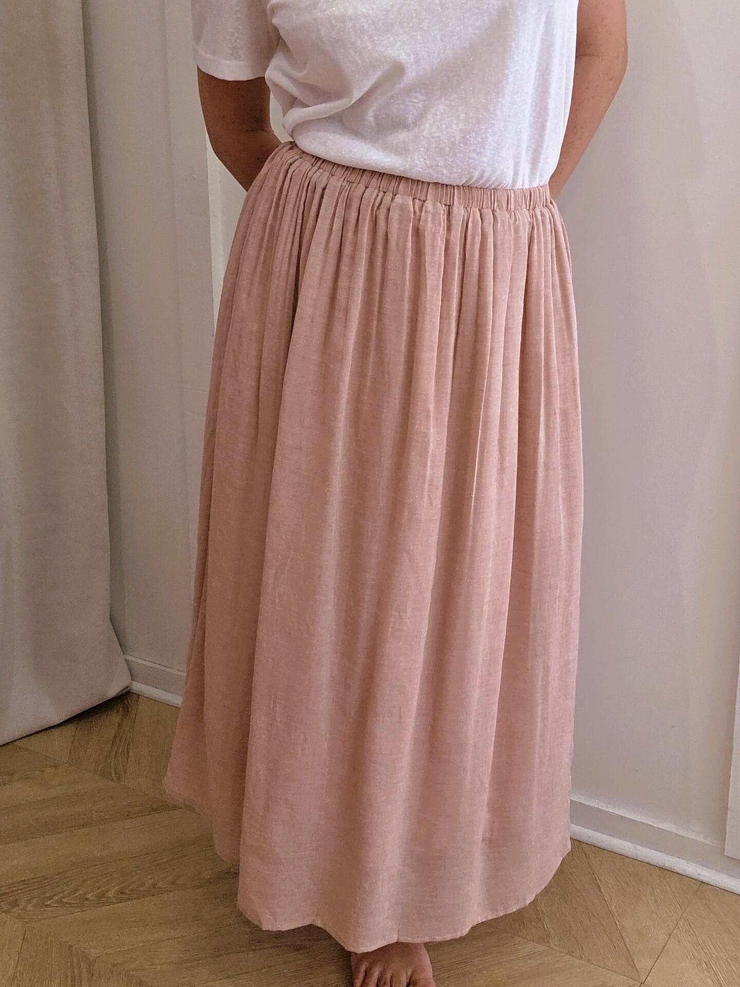 Jupe Meliora fluide avec fils de lurex