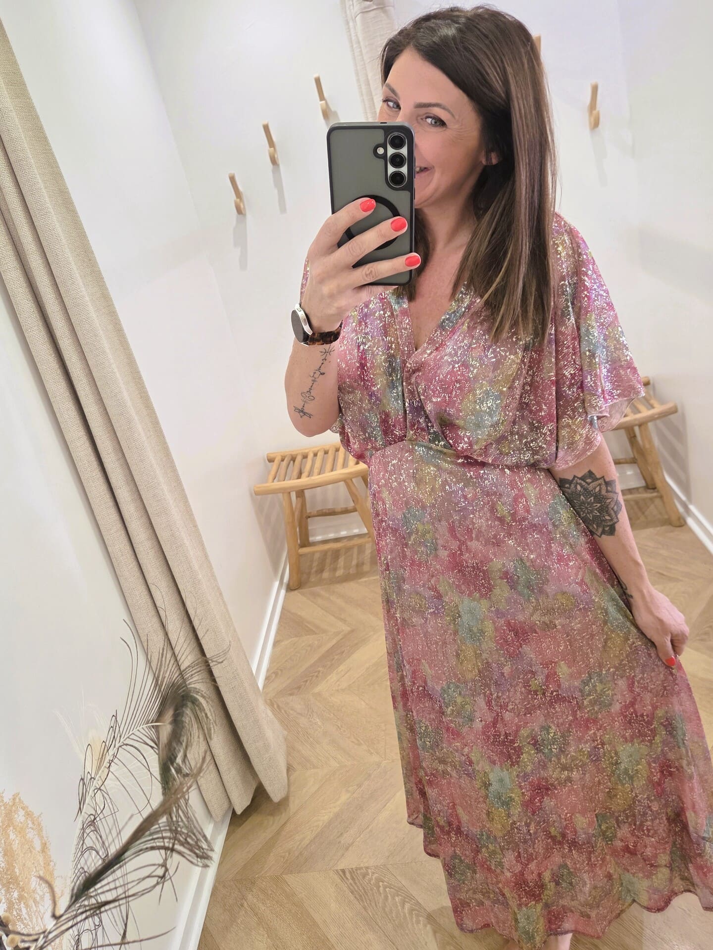 Robe Alabama pailletée rose 🇫🇷