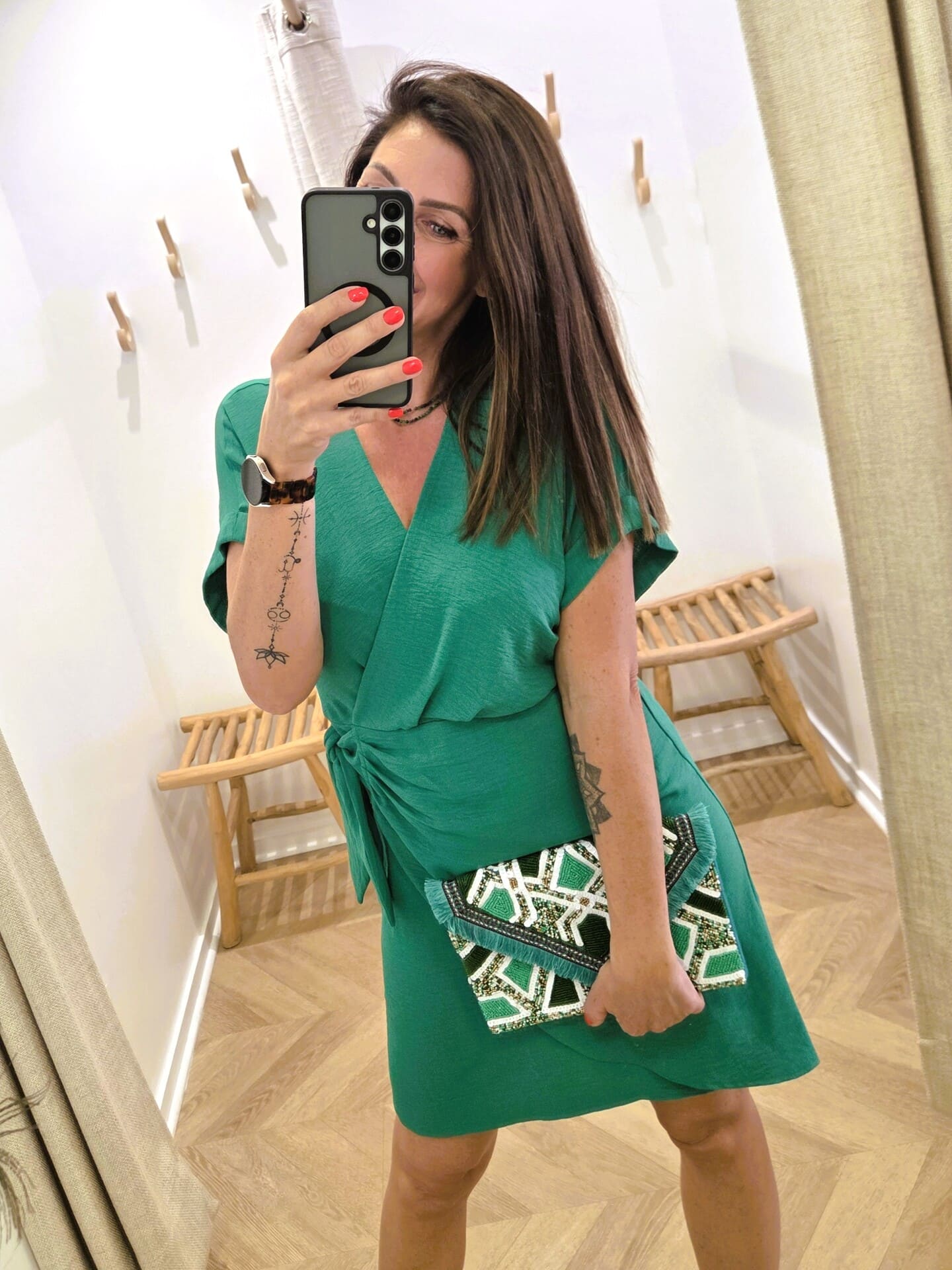 Robe Clara prairie effet portefeuille 🇫🇷 – Image 5