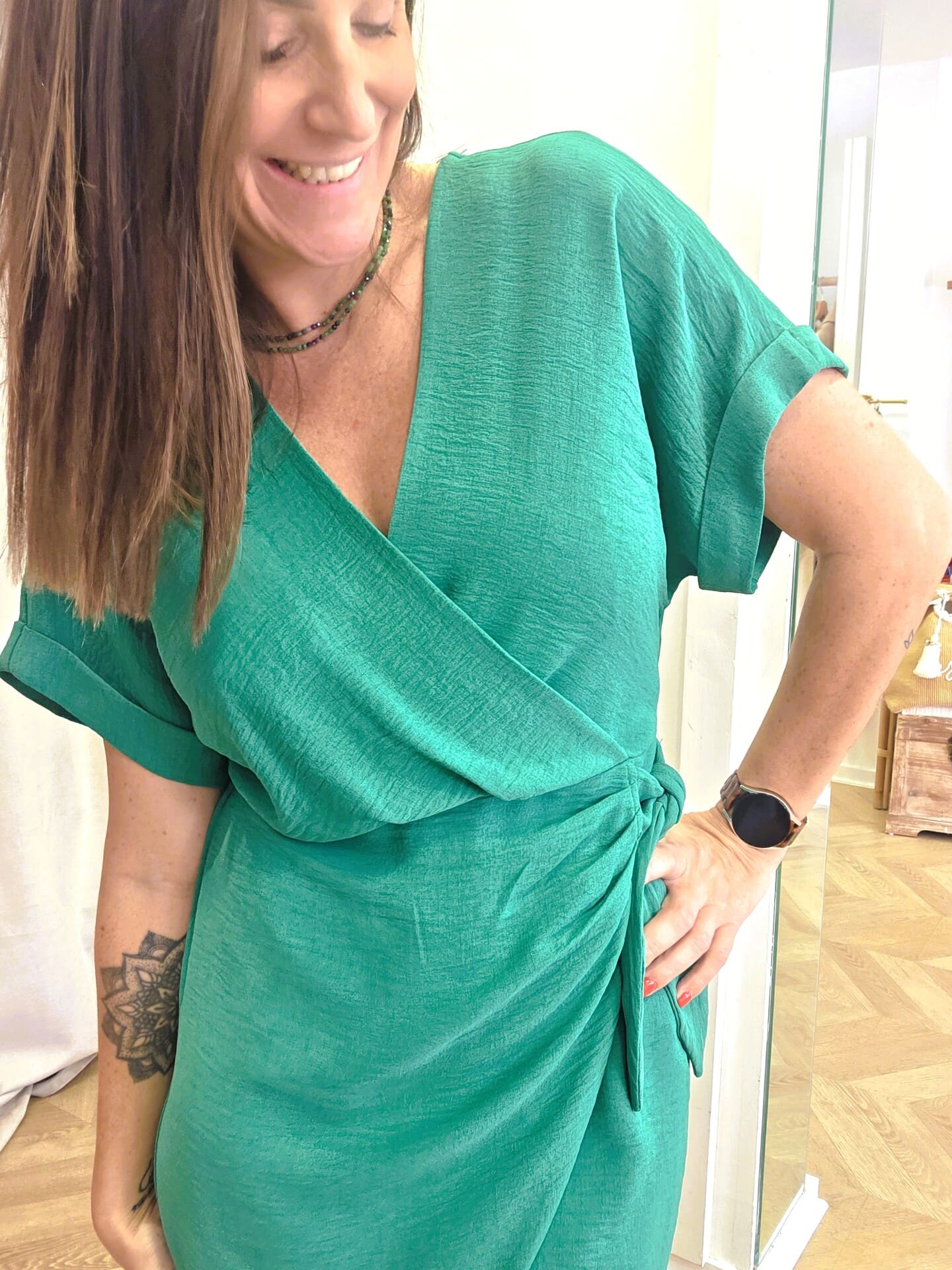 Robe Clara prairie effet portefeuille 🇫🇷 – Image 3