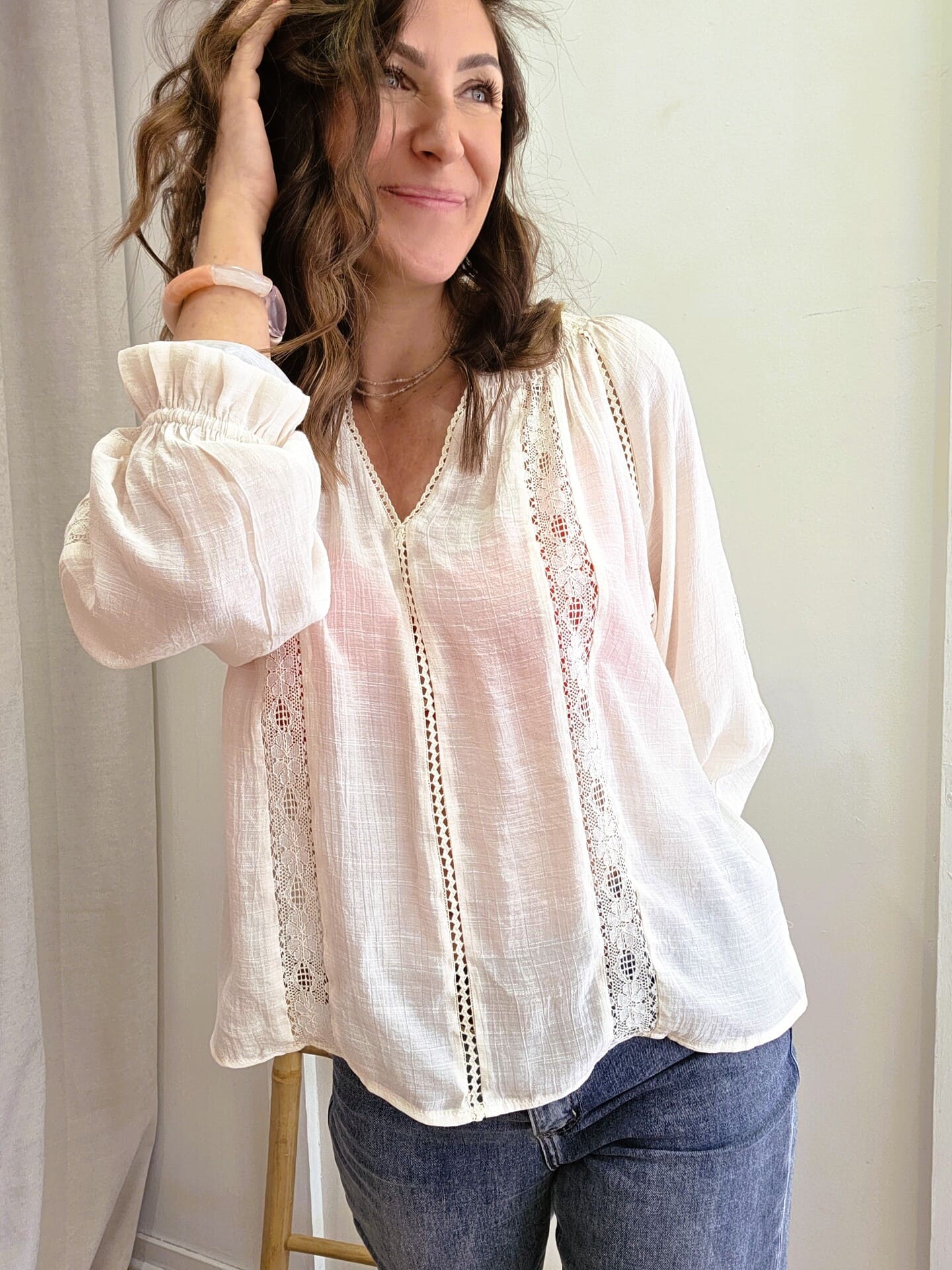 Blouse Luna en viscose fluide