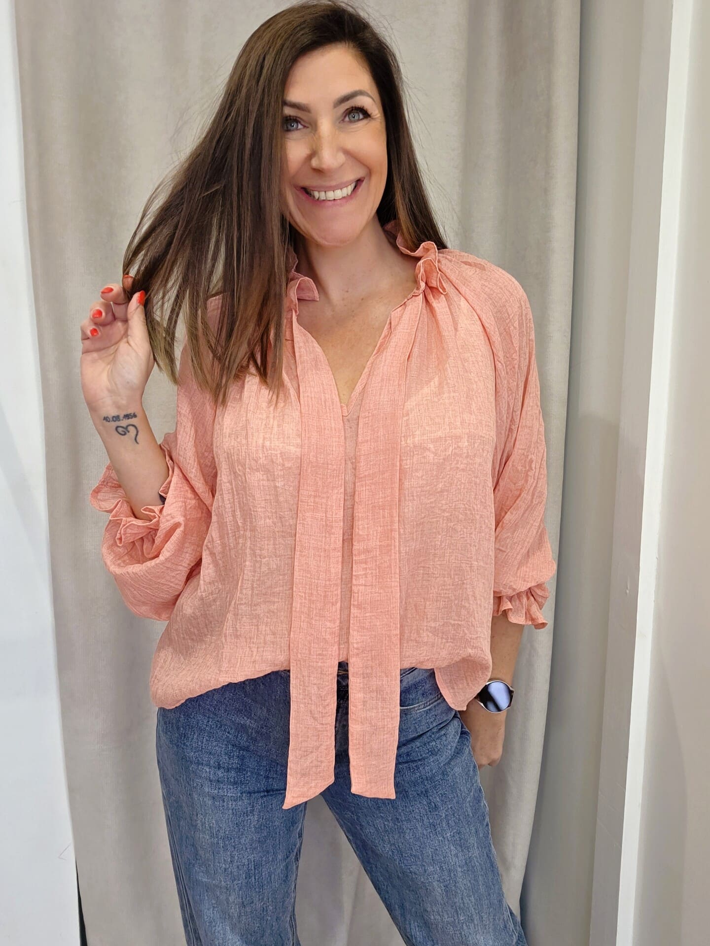 Blouse Coralie en voile de coton