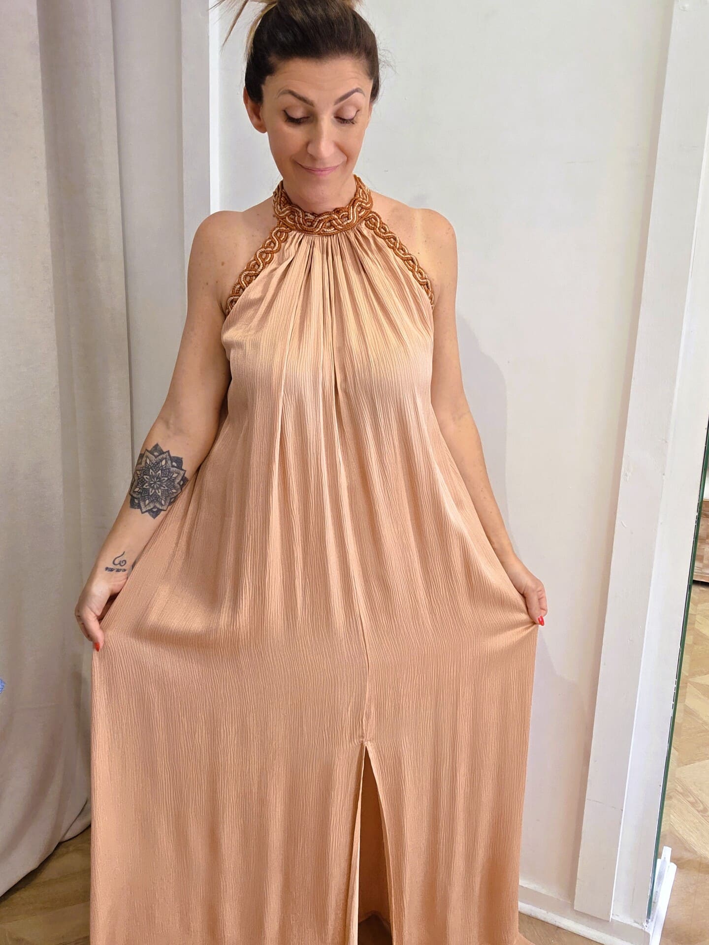 Robe Lumini en viscose fluide