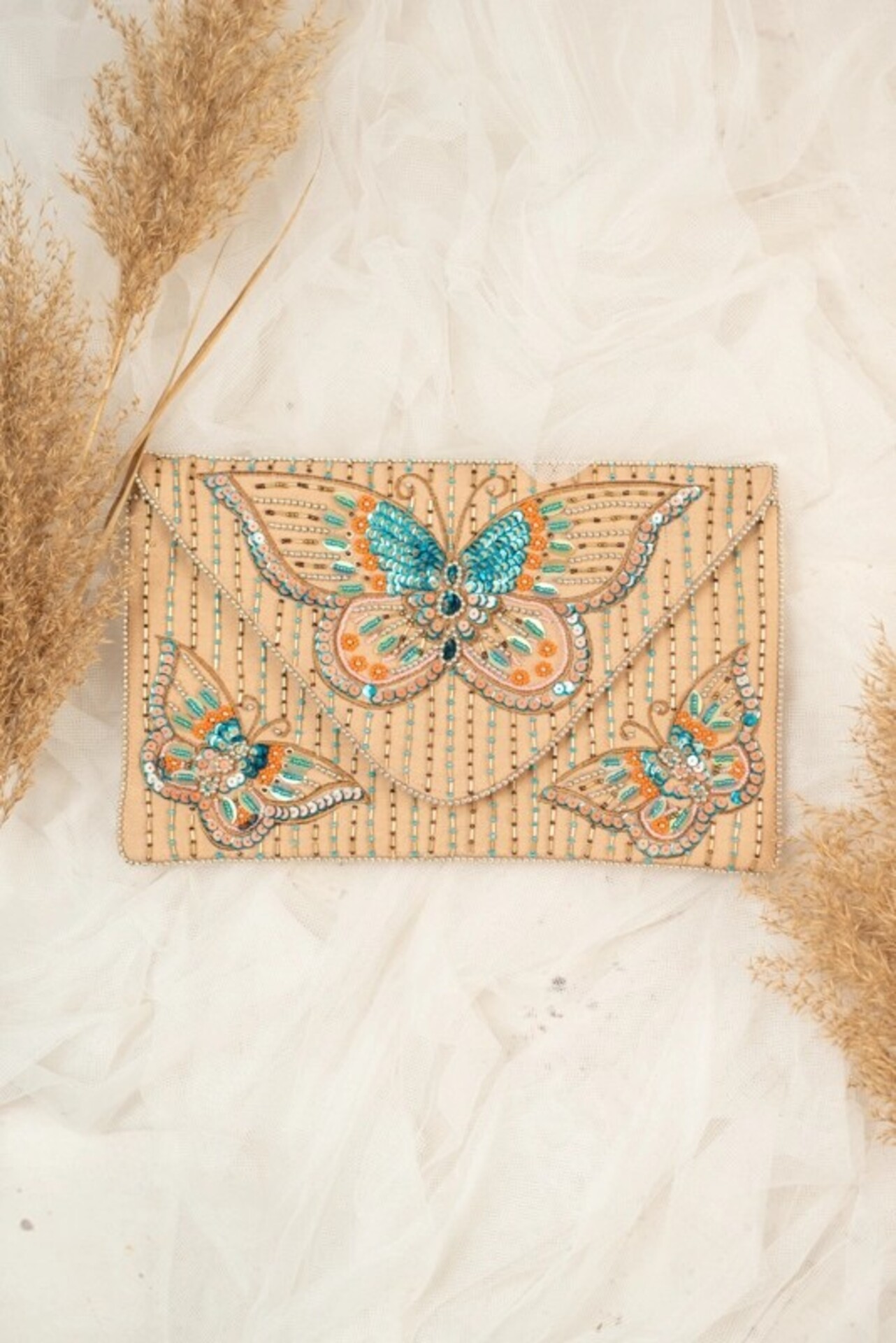 Pochette perlée papillons – Image 6