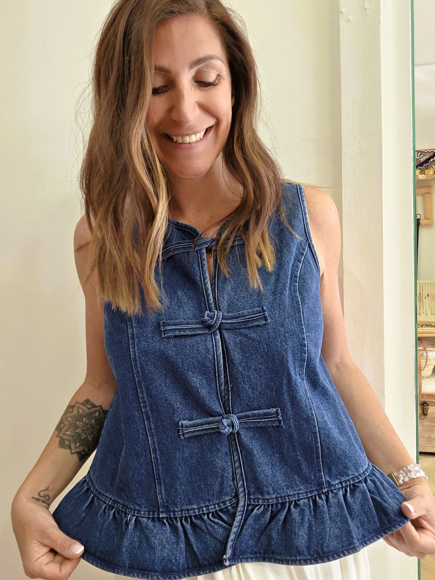 Top Meï denim