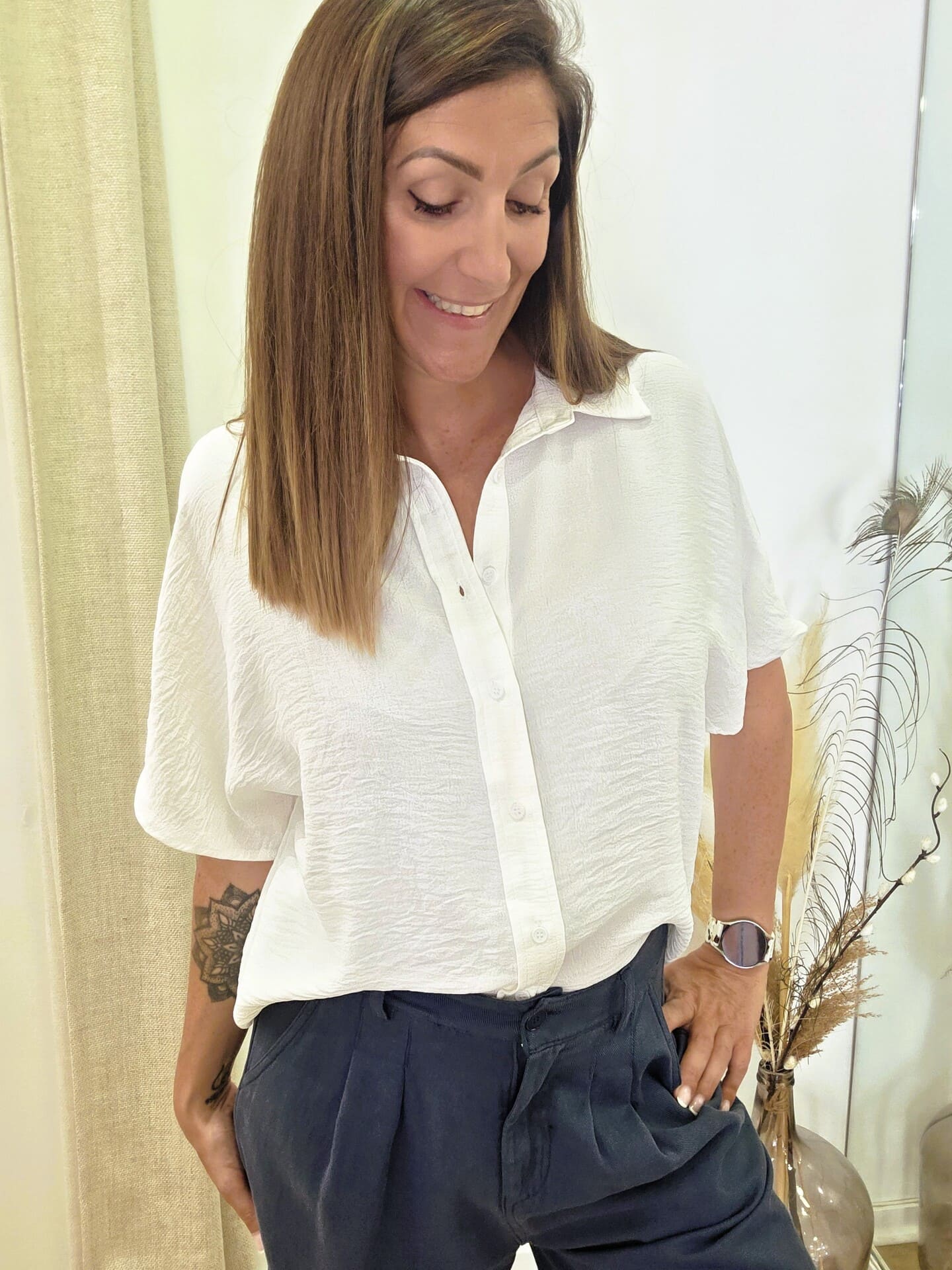 Chemise Lison blanc
