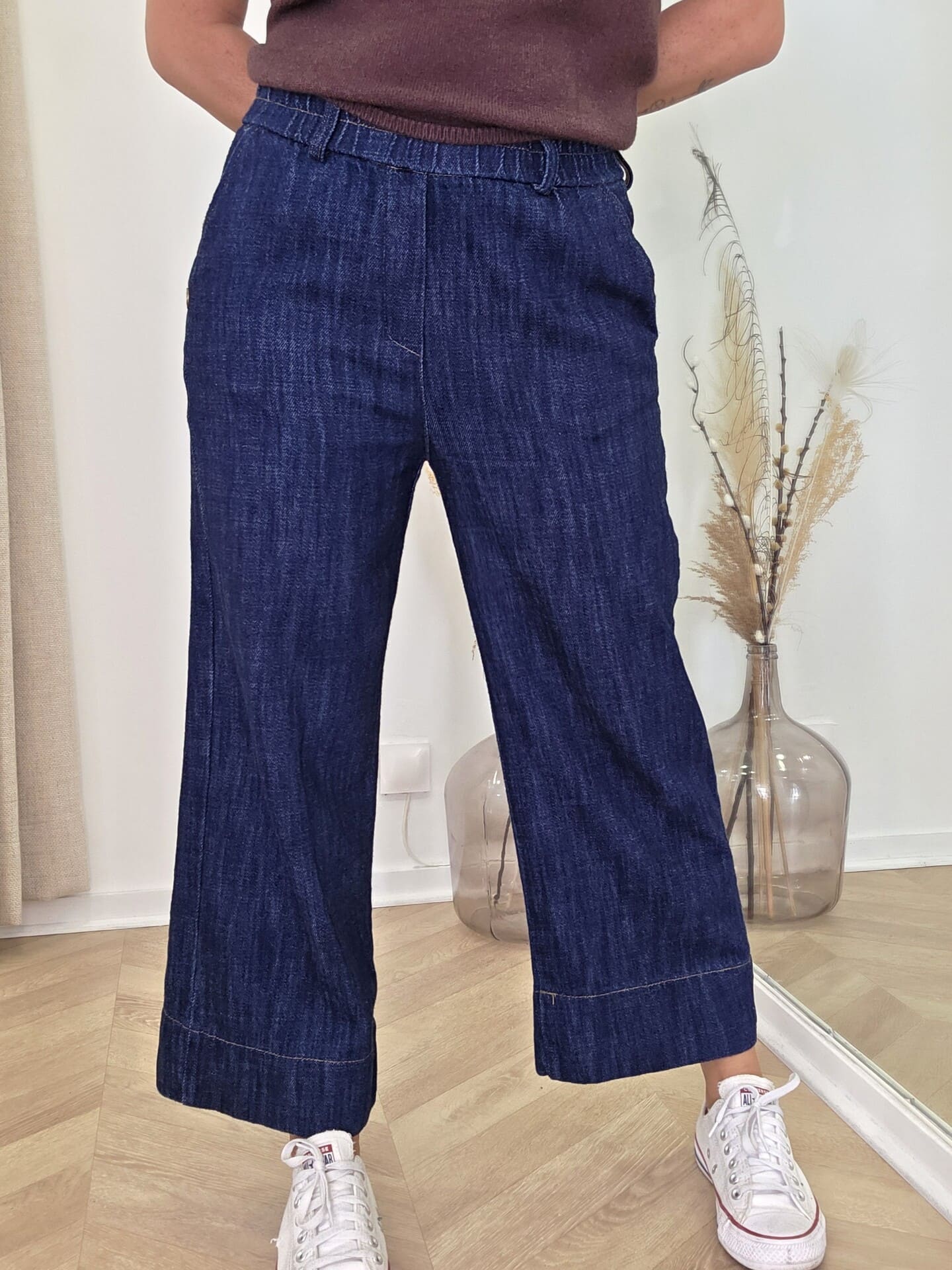 Pantalon large 7/8 Cosimo en coton 🇮🇹 – Image 5