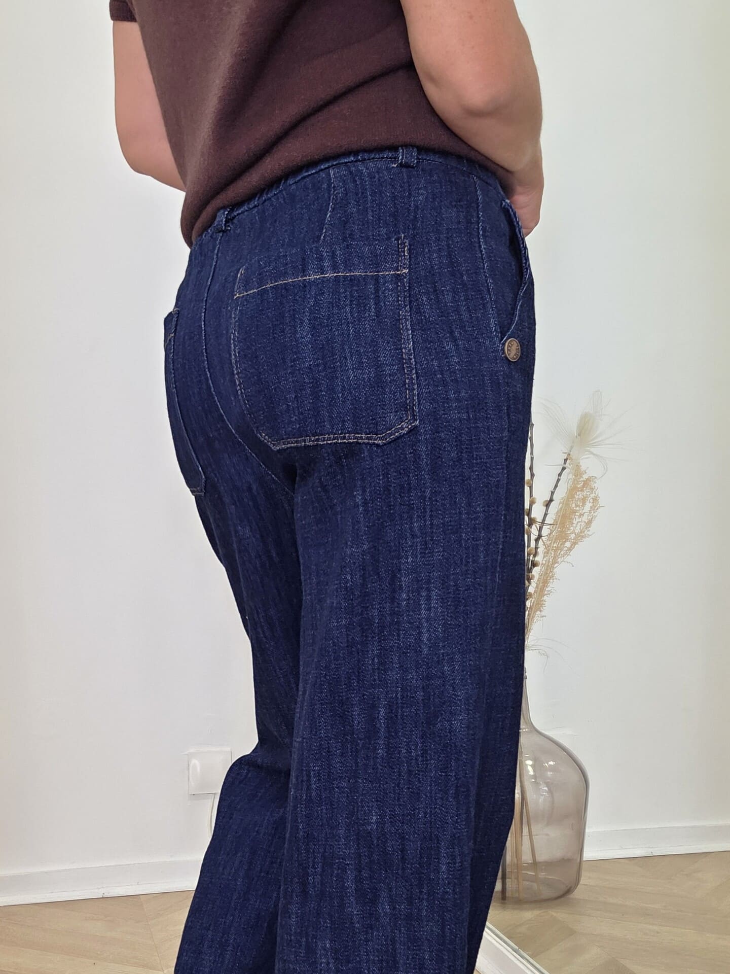 Pantalon large 7/8 Cosimo en coton 🇮🇹 – Image 4
