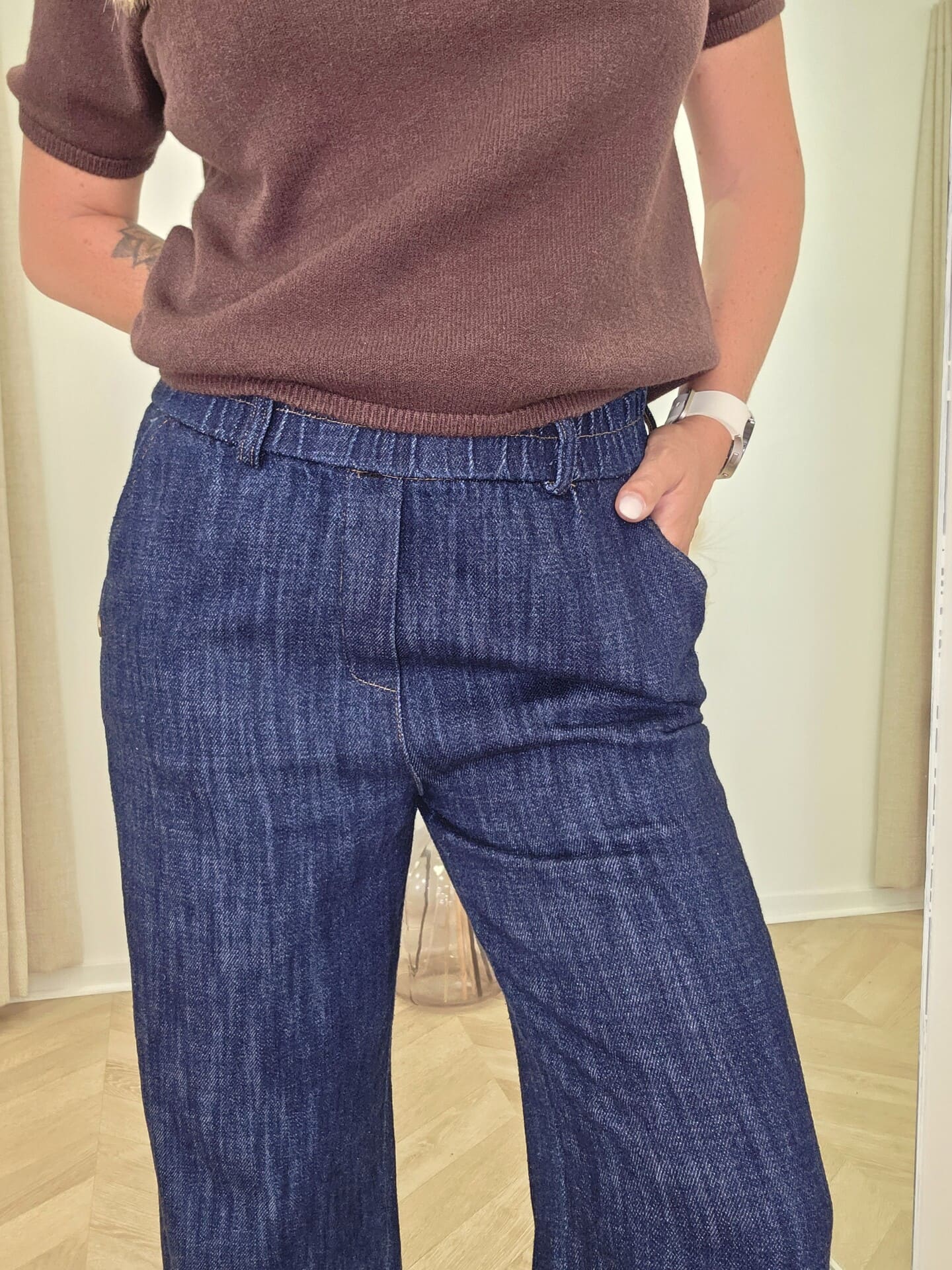 Pantalon large 7/8 Cosimo en coton 🇮🇹 – Image 6