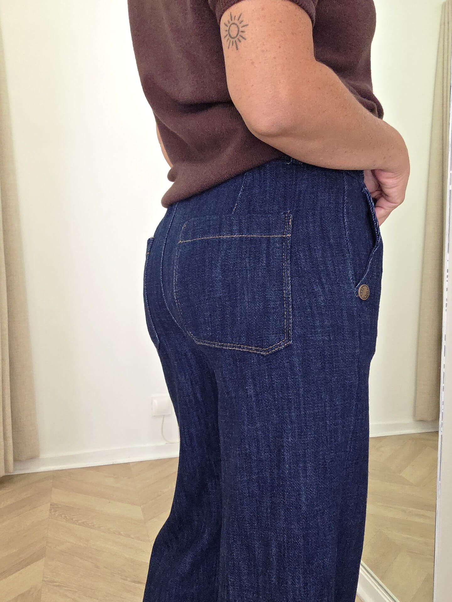 Pantalon large 7/8 Cosimo en coton 🇮🇹 – Image 3