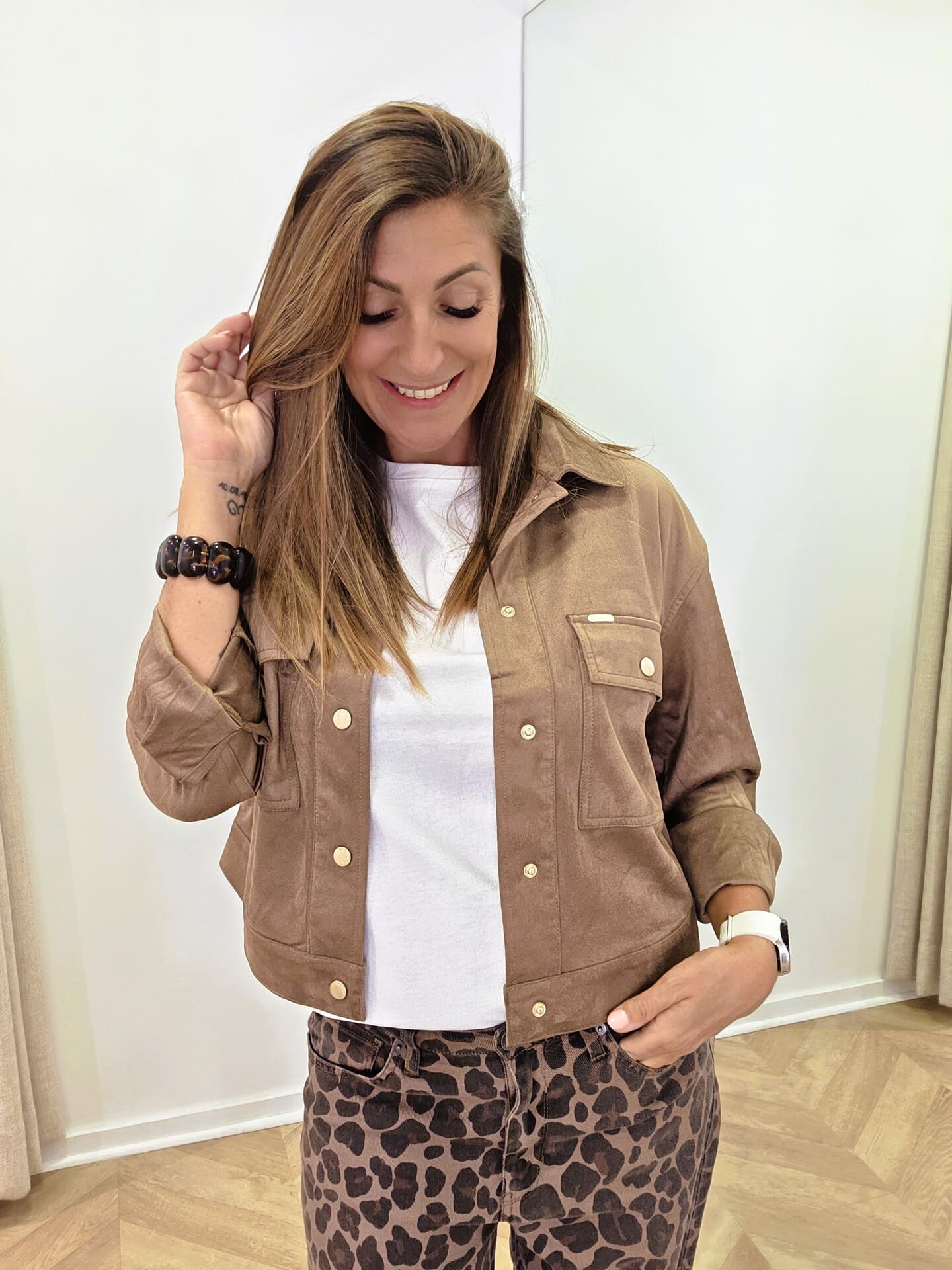 Veste en suédine June