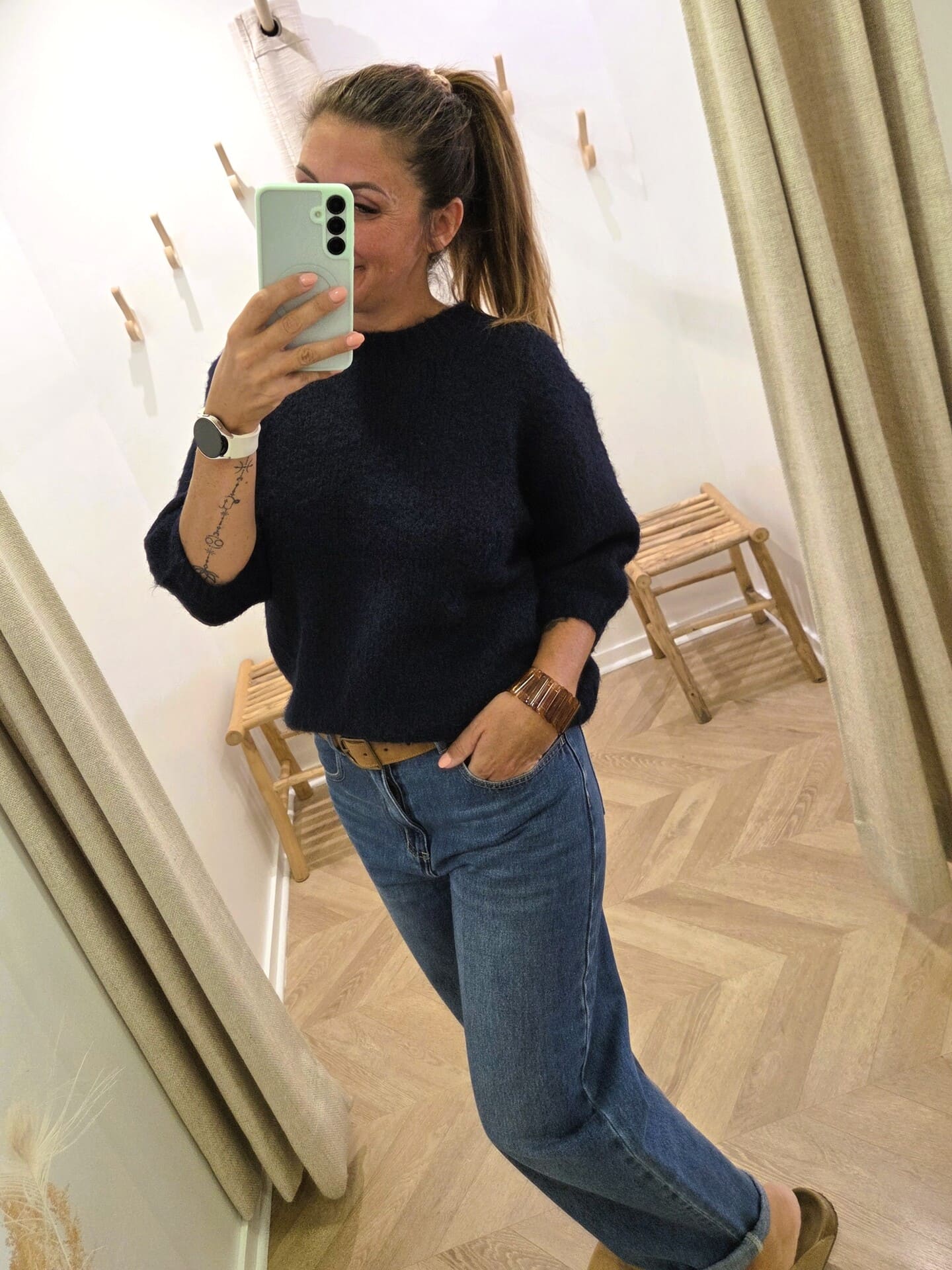 Pull bleu marine Lycie – Image 7