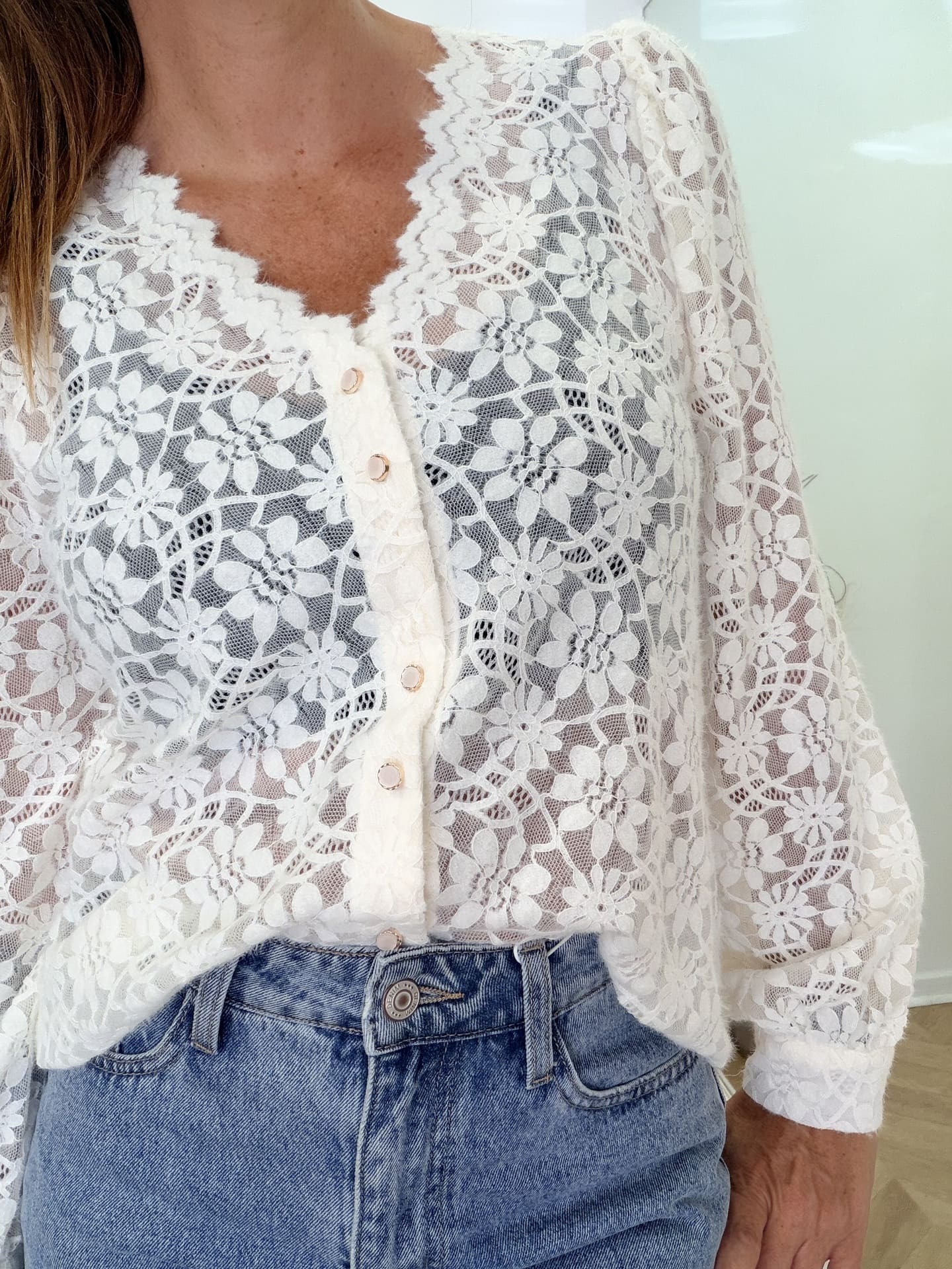 Blouse Céleste en dentelle – Image 6